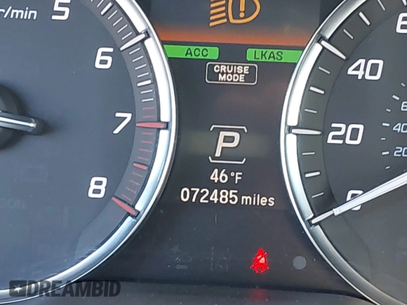 2017 Acura MDX w/Technology Pkg with VIN 5J8YD4H57HL000488, listed as a IAAI auction lot 41665825 with 72,485 mi miles. Bid and sale history available at carsss.com. Image 15.