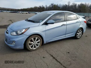 2013 Hyundai Accent GLS with VIN KMHCU4AE9DU320334, listed as a Copart auction lot 49769865 with 216,254 mi miles and Salvage Title. Bid and sale history available at carsss.com. Image 1.