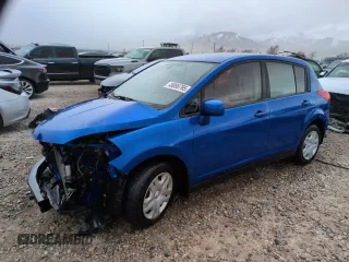 2010 Nissan Versa 1.8 S with VIN 3N1BC1CP2AL455096, listed as a Copart auction lot 49066795 with 92,555 mi miles and Non Repairable. Bid and sale history available at carsss.com. Image 1.