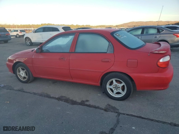 2001 Kia Sephia with VIN KNAFB121715066725, listed as a Copart auction lot 86552964 with NaN miles and Clean Title. Bid and sale history available at carsss.com. Image 2.