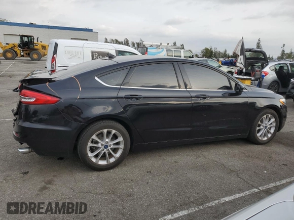 2020 Ford Fusion SE with VIN 3FA6P0HD7LR171089, listed as a Copart auction lot 45085885 with 35,019 mi miles and Salvage Title. Bid and sale history available at carsss.com. Image 3.
