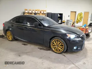 2015 Lexus IS 250 with VIN JTHCF1D21F5017770, listed as a Copart auction lot 47179845 with 171,876 mi miles and Salvage Title. Bid and sale history available at DreamBid. Image 4.