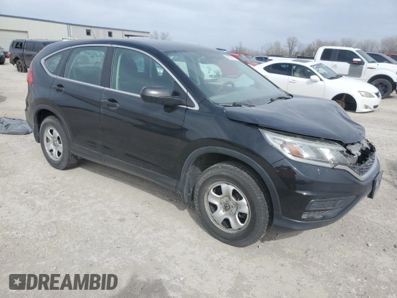 2015 Honda CR-V LX with VIN 3CZRM3H39FG705924, listed as a Copart auction lot 49295115 with 155,513 mi miles and Salvage Title. Bid and sale history available at carsss.com. Image 4.