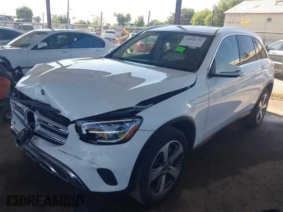 2022 Mercedes-Benz GLC 300 with VIN W1N0G8DB2NG100453, listed as a IAAI auction lot 42066751 with 24,345 mi miles and . Bid and sale history available at DreamBid. Image 22.