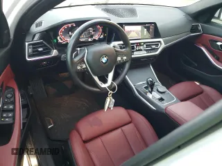 2022 BMW 3 Series 330i xDrive with VIN 3MW5R7J06N8C49660, listed as a Copart auction lot 83515904 with 33,966 mi miles and Salvage Title. Bid and sale history available at carsss.com. Image 8.