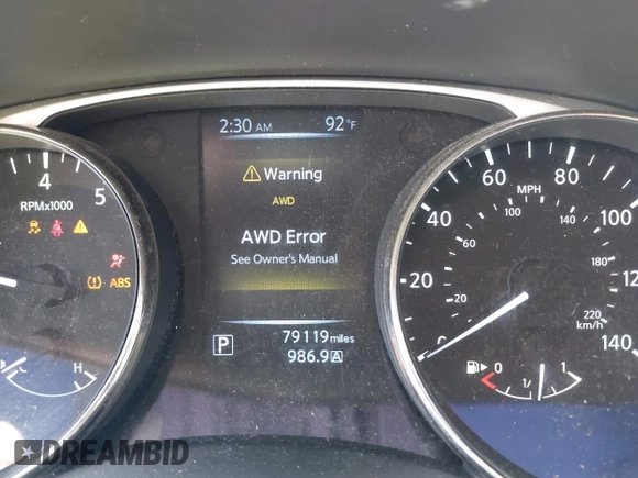 2016 Nissan Rogue SV z VIN KNMAT2MV8GP697352, wystawiony jako IAAI lot #41948298 z przebiegiem 79 119 mil mil oraz . Historia ofert i sprzedaży dostępna na DreamBid. Obrazek 7.