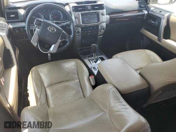 2014 Toyota 4Runner SR5 with VIN JTEZU5JR1E5077178, listed as a Copart auction lot 62014135 with 312,751 mi miles and Salvage title. Bid and sale history available at DreamBid. Image 8.