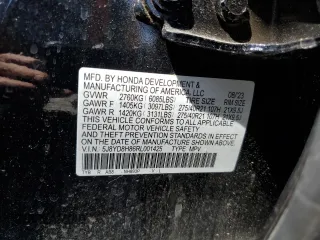 2024 Acura MDX Type S w/Advance Package with VIN 5J8YD8H86RL001425, listed as a Copart auction lot 70997104 with 18,565 mi miles and Salvage Title. Bid and sale history available at carsss.com. Image 13.