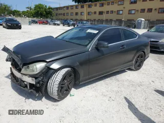 2015 Mercedes-Benz C 250 with VIN WDDGJ4HB9FG363511, listed as a Copart auction lot 63825245 with 100,168 mi miles and Salvage title. Bid and sale history available at DreamBid. Image 1.