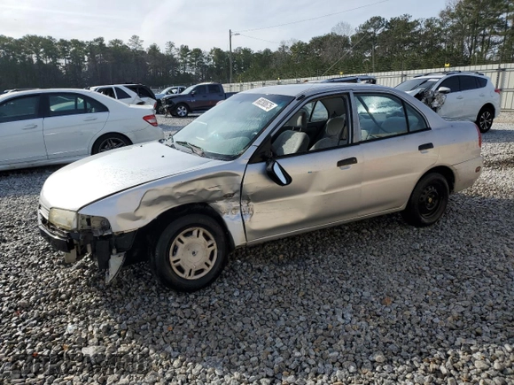 1998 Mitsubishi Mirage DE with VIN JA3AY26A3WU041117, listed as a Copart auction lot 88280675 with 213,243 mi miles and Salvage title. Bid and sale history available at DreamBid. Image 1.