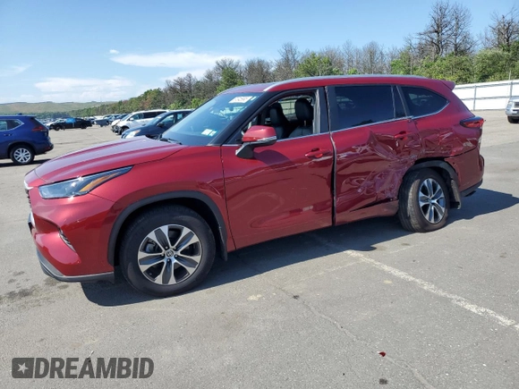 2023 Toyota Highlander L with VIN 5TDKDRBH2PS509311, listed as a Copart auction lot 61045995 with 14,411 mi miles and Salvage title. Bid and sale history available at DreamBid. Image 1.