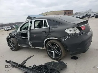 2019 Mercedes-Benz GLE 43 AMG with VIN 4JGED6EB7KA145777, listed as a Copart auction lot 47424505 with 73,487 mi miles and Salvage title. Bid and sale history available at DreamBid. Image 2.
