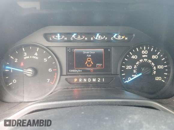 2016 Ford F-150 XLT with VIN 1FTEX1EP6GKG05815, listed as a Copart auction lot 61665735 with 134,834 mi miles and Salvage title. Bid and sale history available at DreamBid. Image 9.