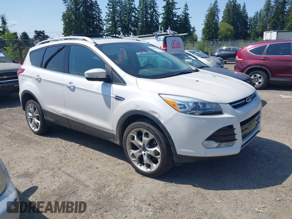 2013 Ford Escape Titanium с VIN 1FMCU9J96DUB47078, выставлен на аукционе IAAI как лот 42407240 с пробегом 47 449 миль миль и . История ставок и продаж доступна на DreamBid. Изображение 1.