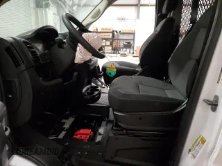2025 Ram ProMaster Cargo Tradesman with VIN 3C6LRVVGXSE517250, listed as a Copart auction lot 45706185 with 1,100 mi miles and Clean Title. Bid and sale history available at carsss.com. Image 7.