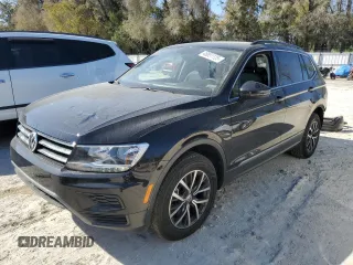 2020 Volkswagen Tiguan SE with VIN 3VV3B7AX0LM096422, listed as a Copart auction lot 48851125 with 78,100 mi miles and Salvage Title. Bid and sale history available at DreamBid. Image 1.