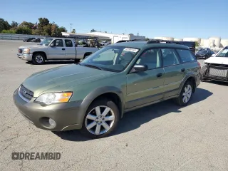 2007 Subaru Legacy Outback with VIN 4S4BP61C877345595, listed as a Copart auction lot 58589165 with 124,710 mi miles and Salvage title. Bid and sale history available at DreamBid. Image 1.