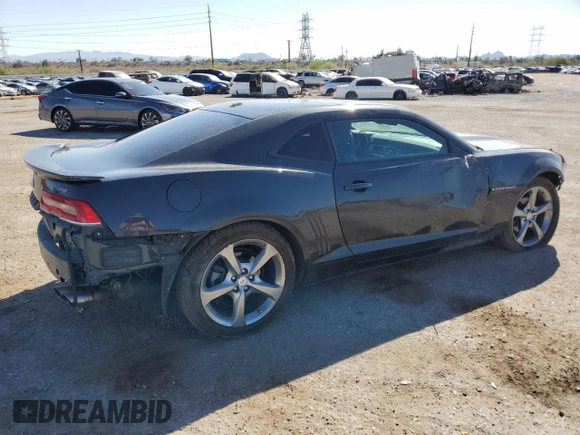 2014 Chevrolet Camaro LT with VIN 2G1FC1E32E9299734, listed as a Copart auction lot 61760415 with 83,691 mi miles and Salvage title. Bid and sale history available at DreamBid. Image 3.