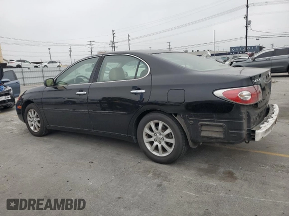 2002 Lexus ES 300 with VIN JTHBF30G520049637, listed as a Copart auction lot 58235085 with 123,290 mi miles and Salvage title. Bid and sale history available at DreamBid. Image 2.
