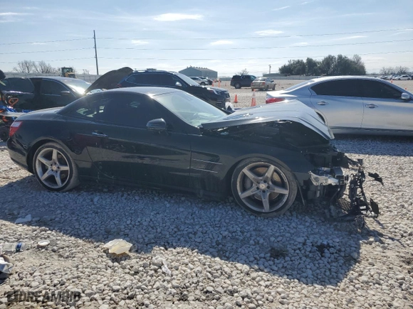 2014 Mercedes-Benz SL-Class SL 550 with VIN WDDJK7DA4EF027626, listed as a Copart auction lot 45666115 with 0 mi miles and Salvage Title. Bid and sale history available at carsss.com. Image 4.