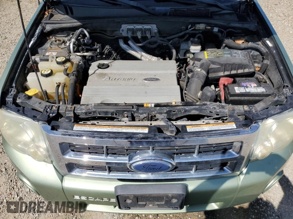 2008 Ford Escape Hybrid z VIN 1FMCU59HX8KA60628, wystawiony jako Copart lot #52756555 z przebiegiem 166 214 mil mil oraz Czysty tytuł • Clean title. Historia ofert i sprzedaży dostępna na DreamBid. Obrazek 11.