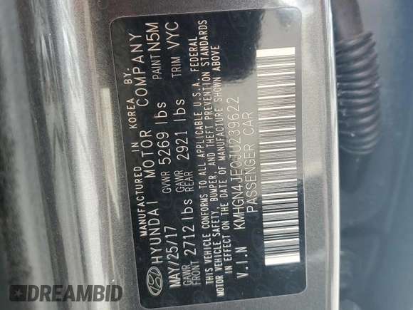 2018 Genesis G80 3.8L z VIN KMHGN4JE0JU239622, wystawiony jako Copart lot #52925365 z przebiegiem 65 236 mil mil oraz Szkody całkowita. Historia ofert i sprzedaży dostępna na DreamBid. Obrazek 12.