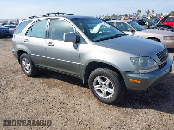 2000 Lexus RX 300 with VIN JT6GF10U0Y0055671, listed as a IAAI auction lot 41589845 with 214,320 mi miles and . Bid and sale history available at DreamBid. Image 1.
