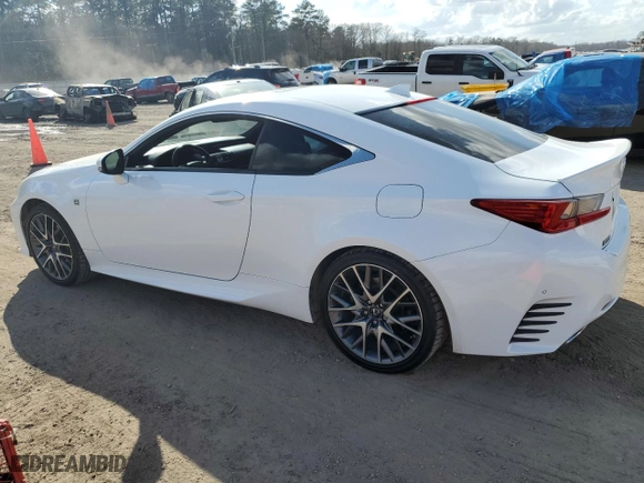 2016 Lexus RC 350 with VIN JTHHE5BC0G5014601, listed as a Copart auction lot 44446885 with 113,138 mi miles and Salvage Title. Bid and sale history available at carsss.com. Image 2.