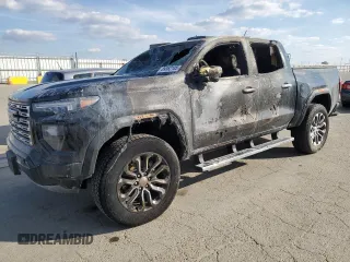 2023 GMC Canyon 4WD Denali with VIN 1GTP6FEK8P1124788, listed as a Copart auction lot 89362105 with 0 mi miles and Salvage Title. Bid and sale history available at carsss.com. Image 1.