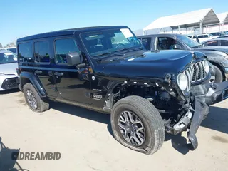 2024 Jeep Wrangler Sahara with VIN 1C4PJXEN9RW111214, listed as a IAAI auction lot 41653921 with 9,118 mi miles and . Bid and sale history available at carsss.com. Image 13.