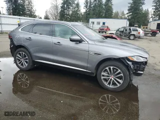 2021 Jaguar F-PACE S with VIN SADCJ2EU9MA667414, listed as a Copart auction lot 50034645 with 16,501 mi miles and Salvage Title. Bid and sale history available at carsss.com. Image 4.