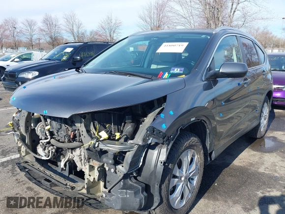 2013 Honda CR-V EX-L with VIN 2HKRM4H75DH660774, listed as a IAAI auction lot 41800719 with 166,647 mi miles. Bid and sale history available at carsss.com. Image 18.