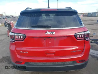2023 Jeep Compass (RED) Edition with VIN 3C4NJDCN9PT551512, listed as a IAAI auction lot 40638010 with 28,096 mi miles and . Bid and sale history available at carsss.com. Image 16.
