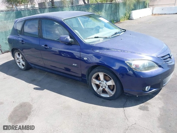 2005 Mazda Mazda3 s with VIN JM1BK343551270299, listed as a IAAI auction lot 41981760 with 246,589 mi miles. Bid and sale history available at carsss.com. Image 1.