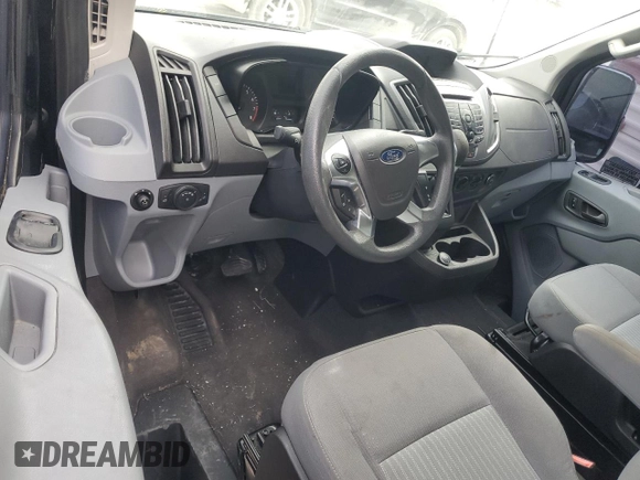 2019 Ford Transit Passenger XL with VIN 1FBVU4XM1KKA23695, listed as a Copart auction lot 80881484 with 52,209 mi miles and Salvage Title. Bid and sale history available at DreamBid. Image 8.