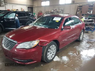 2014 Chrysler 200 LX with VIN 1C3CCBAB9EN194901, listed as a IAAI auction lot 41864028 with 166,595 mi miles. Bid and sale history available at carsss.com. Image 17.