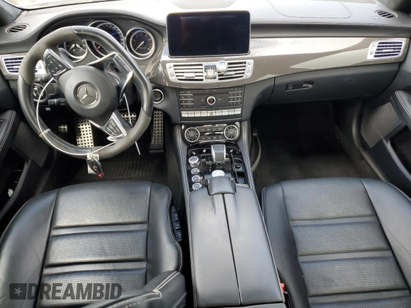 2015 Mercedes-Benz CLS-Class CLS 63 AMG S-Model with VIN WDDLJ7GB3FA134276, listed as a Copart auction lot 60804804 with 0 mi miles and Salvage Title. Bid and sale history available at carsss.com. Image 8.