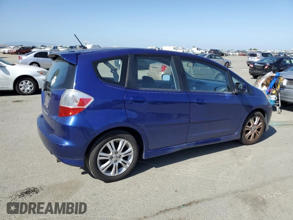 2009 Honda Fit Sport w/Navi with VIN JHMGE88639S037082, listed as a Copart auction lot 53303755 with 213,931 mi miles and Salvage Title. Bid and sale history available at carsss.com. Image 3.