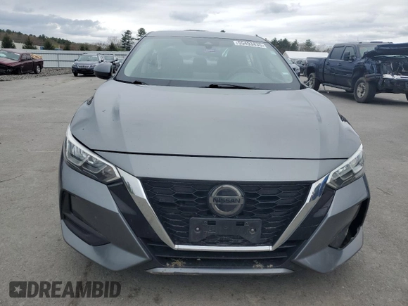 2021 Nissan Sentra SV with VIN 3N1AB8CV2MY297288, listed as a Copart auction lot 55493435 with 65,017 mi miles and Salvage title. Bid and sale history available at DreamBid. Image 5.