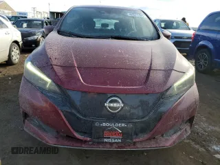 2025 Nissan LEAF SV Plus with VIN 1N4CZ1CV1SC566322, listed as a Copart auction lot 42571785 with 699 mi miles and Salvage Title. Bid and sale history available at carsss.com. Image 5.