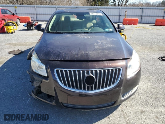 2011 Buick Regal CXL Turbo TO7 with VIN W04G15GV8B1049447, listed as a Copart auction lot 48513815 with 119,030 mi miles and Salvage Title. Bid and sale history available at carsss.com. Image 5.