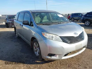 2013 Toyota Sienna L with VIN 5TDZK3DC8DS399346, listed as a IAAI auction lot 41312294 with 160,332 mi miles. Bid and sale history available at carsss.com. Image 1.