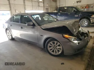 2005 BMW 5 Series 545i with VIN WBANB33555CN64643, listed as a Copart auction lot 50546775 with 159,751 mi miles and Salvage Title. Bid and sale history available at carsss.com. Image 4.