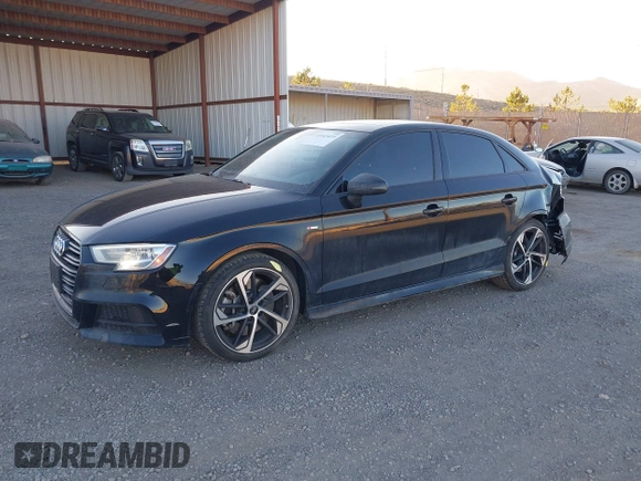2020 Audi A3 Sedan S line Premium with VIN WAUBEGFF9LA101774, listed as a IAAI auction lot 41443419 with 28,365 mi miles. Bid and sale history available at carsss.com. Image 17.
