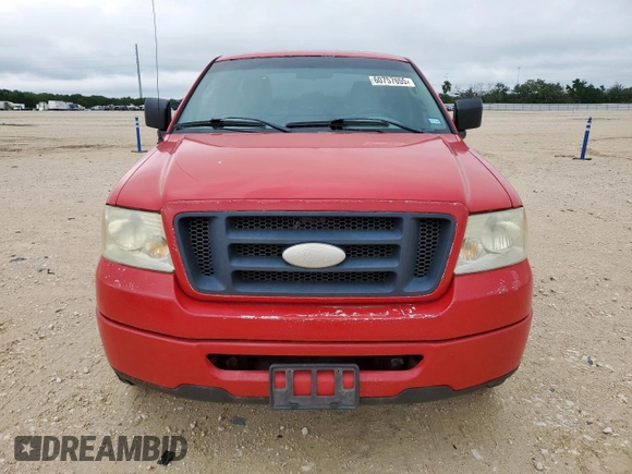 2008 Ford F-150 XL with VIN 1FTRF12228KD79934, listed as a Copart auction lot 60757655 with 148,754 mi miles and Clean title. Bid and sale history available at DreamBid. Image 5.