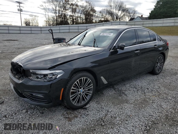 2017 BMW 5 Series 540i with VIN WBAJE5C31HG915805, listed as a Copart auction lot 85272294 with 128,653 mi miles and Salvage Title. Bid and sale history available at carsss.com. Image 1.