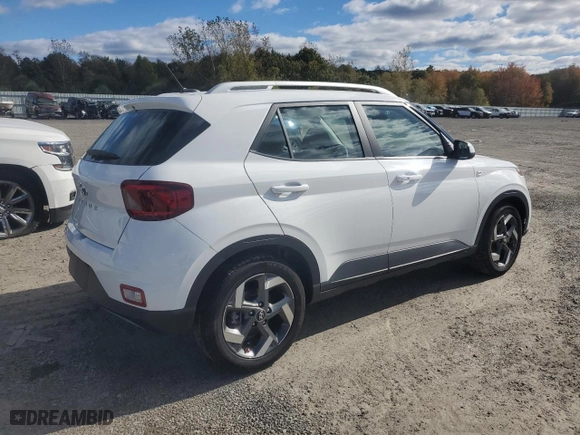2024 Hyundai Venue SEL with VIN KMHRC8A30RU282728, listed as a Copart auction lot 76386264 with NaN miles and Salvage Title. Bid and sale history available at carsss.com. Image 3.