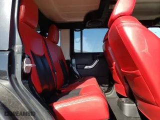 2013 Jeep Wrangler Unlimited Sahara with VIN 1C4BJWEG6DL698827, listed as a Copart auction lot 48284385 with 92,370 mi miles and Salvage Title. Bid and sale history available at carsss.com. Image 11.