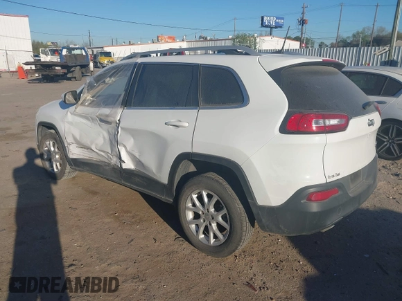 2018 Jeep Cherokee Latitude Plus with VIN 1C4PJLLB1JD590634, listed as a IAAI auction lot 41801859 with 89,457 mi miles. Bid and sale history available at carsss.com. Image 3.