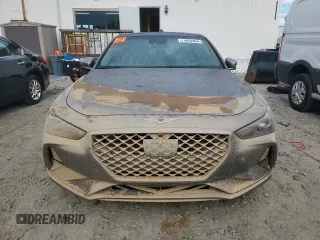 2020 Genesis G70 3.3T with VIN KMTG34LE1LU051610, listed as a Copart auction lot 74852904 with 0 mi miles and Non Repairable. Bid and sale history available at carsss.com. Image 5.
